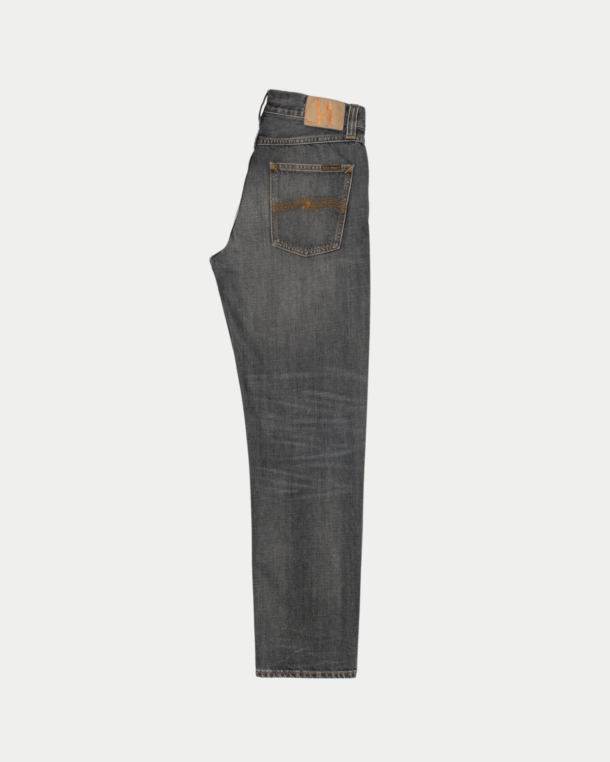 Nudie Jeans Rad Rufus Grey Crosshatch — Regular straight fit, 100% biologisch katoen Jeans | Stuen Store Tilburg