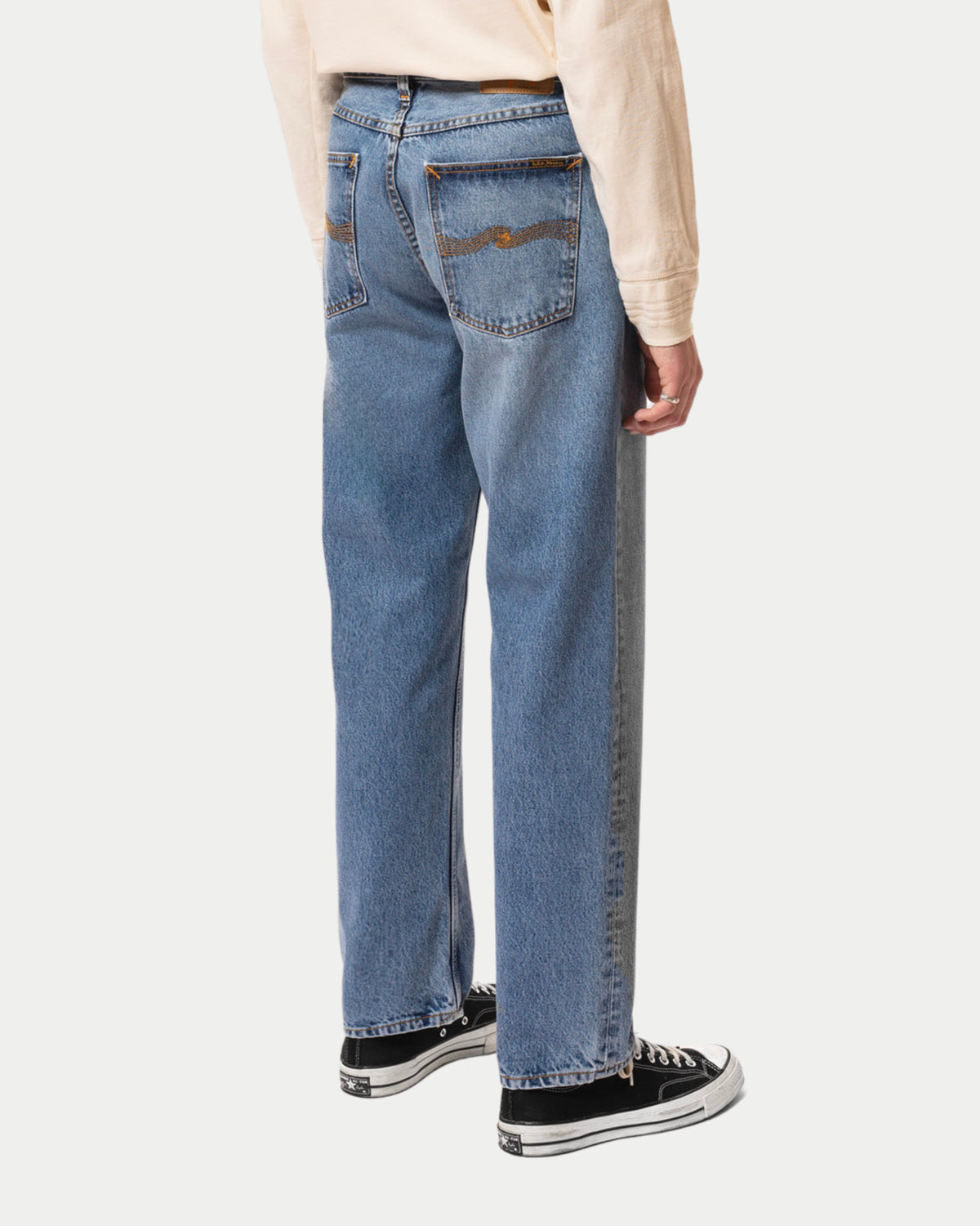 Nudie Jeans Rad Rufus Indigo Blues — High-waist regular fit, organisch katoen Jeans | Stuen Store Tilburg