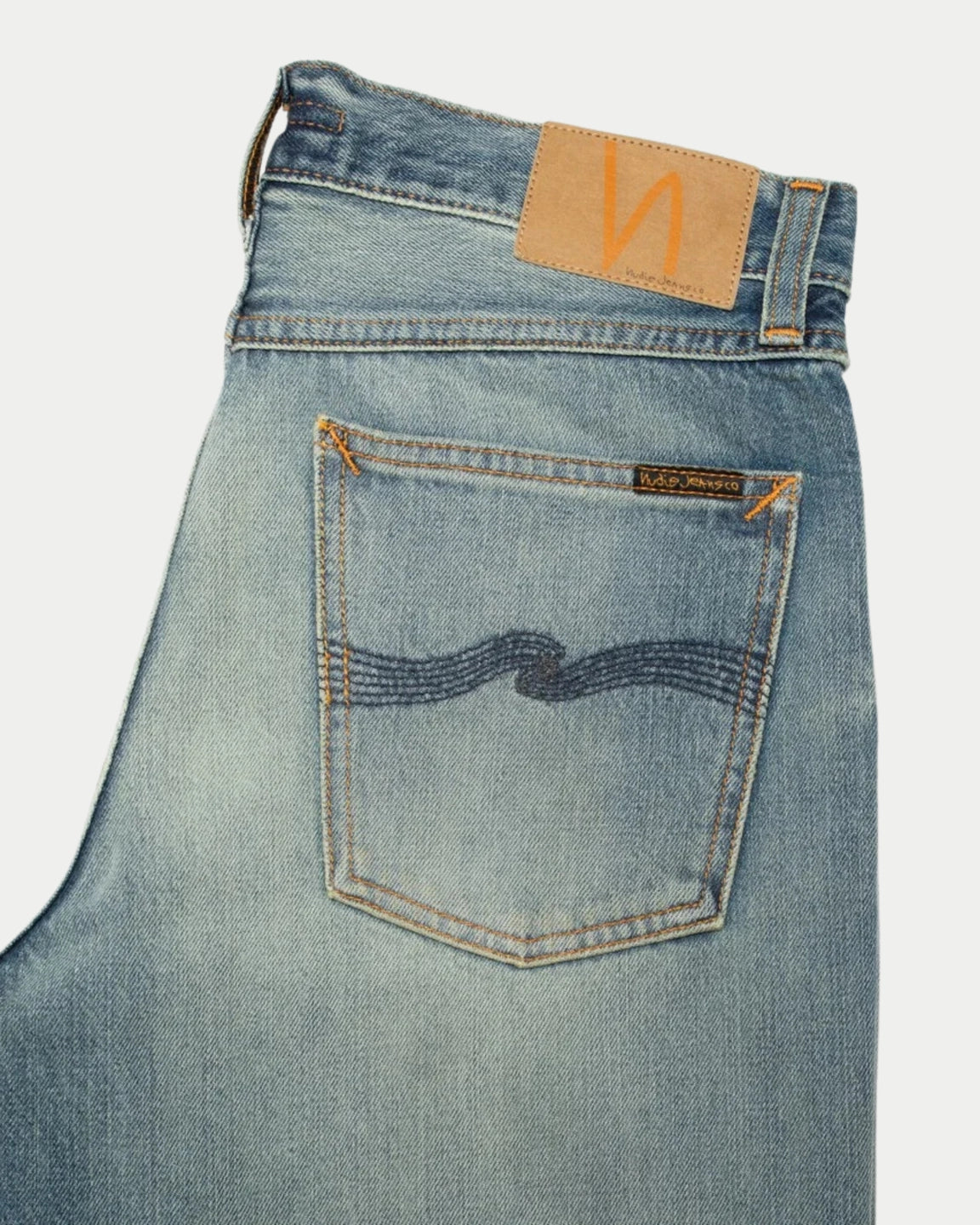 Nudie Jeans Rad Rufus Mud Wash — Regular straight fit, 100% biologisch katoen Jeans | Stuen Store Tilburg
