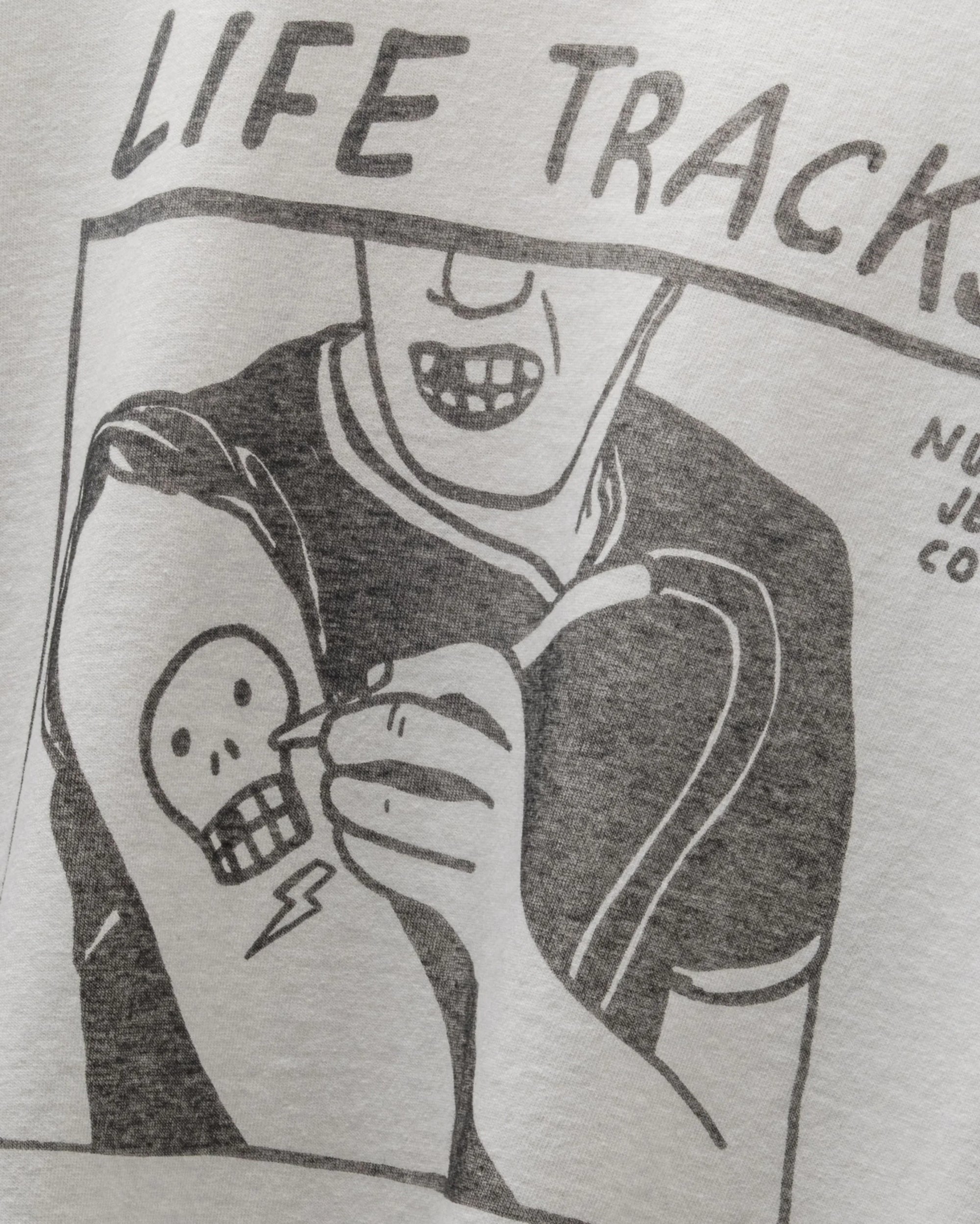 Roy Life Tracks T-Shirt Chalk White