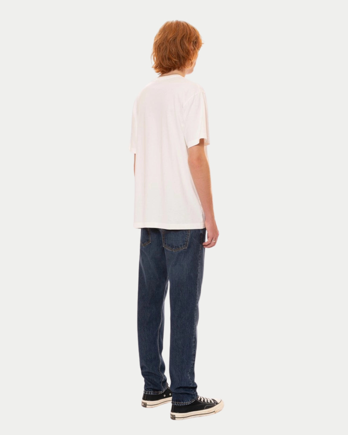 Nudie Jeans Steady Eddie II Blue Soil — Regular fit, organisch katoen Jeans | Stuen Store Tilburg