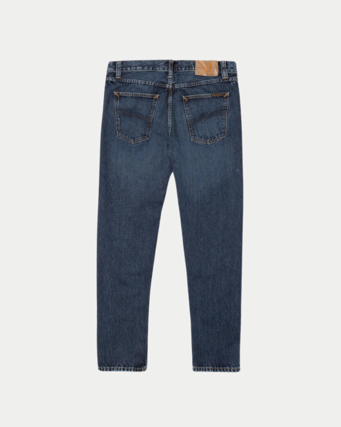 Nudie Jeans Steady Eddie II Blue Soil — Regular fit, organisch katoen Jeans | Stuen Store Tilburg