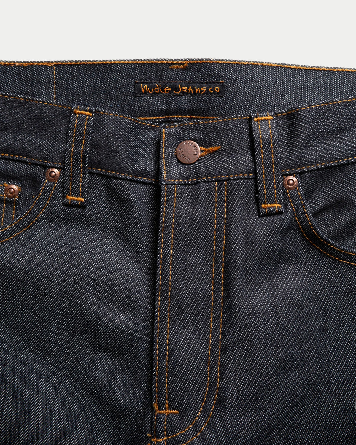 Nudie Jeans Steady Eddie II Dry Heavy — Slim fit, 100% biologisch katoen Jeans | Stuen Store Tilburg
