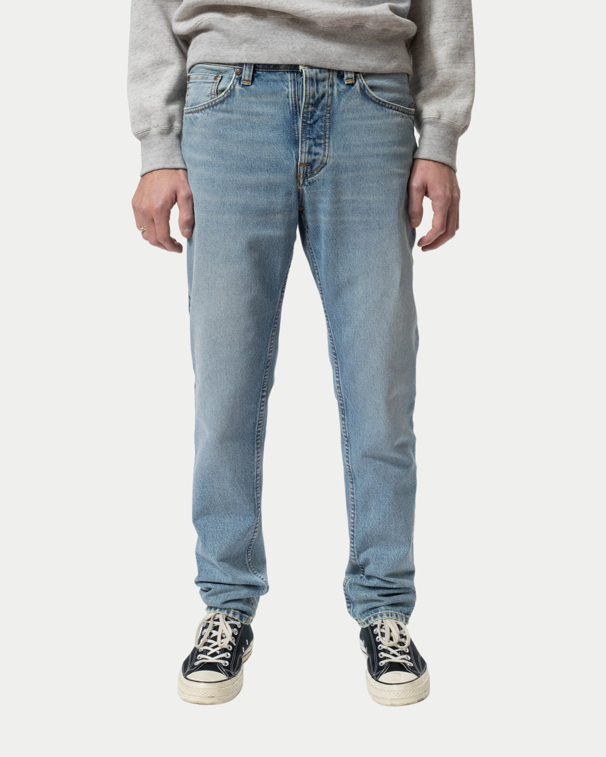 Nudie Jeans Steady Eddie II Long Lost — Regular fit, 100% organisch katoen Jeans | Stuen Store Tilburg