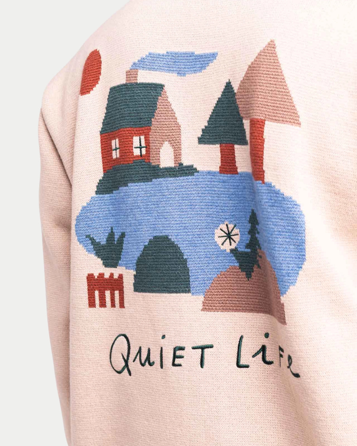 Olow Cardigan Quiet Life Beige — Met deze Quiet Life Cardigan is er niks | Stuen Store Tilburg
