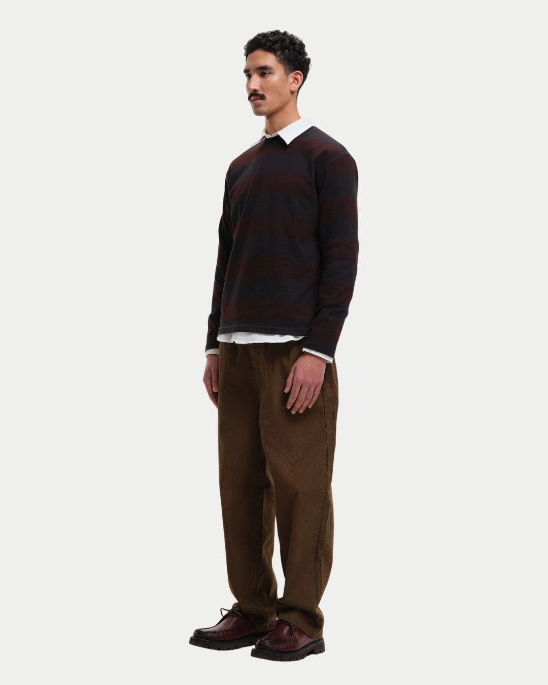 Castart Obel Long Sleeve T-shirt Black/Burgundy, Regular fit zwart t-shirt van 100% katoen | Stuen Store Tilburg