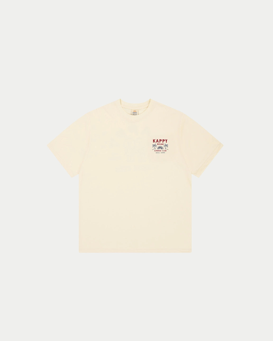 Kappy Palm Coast Half T-shirt Cream - Stuen Store Tilburg | De beste herenkleding en -accessoires