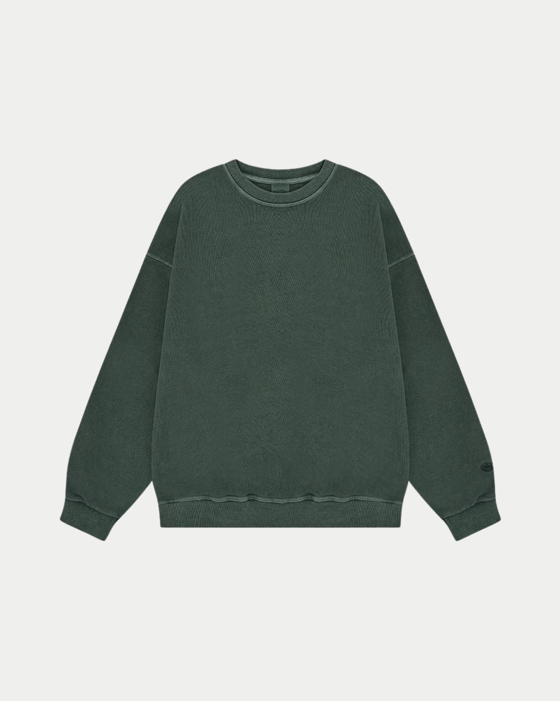 Kappy Pigment Sweat Shirt Deep Green — 100% katoen | Stuen Store Tilburg