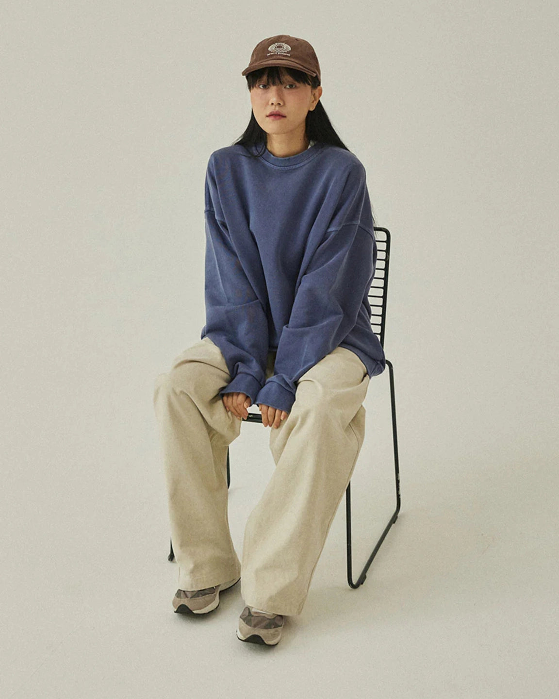 Kappy Pigment Sweat Shirt Vintage Navy - Stuen Store Tilburg | De beste herenkleding en -accessoires