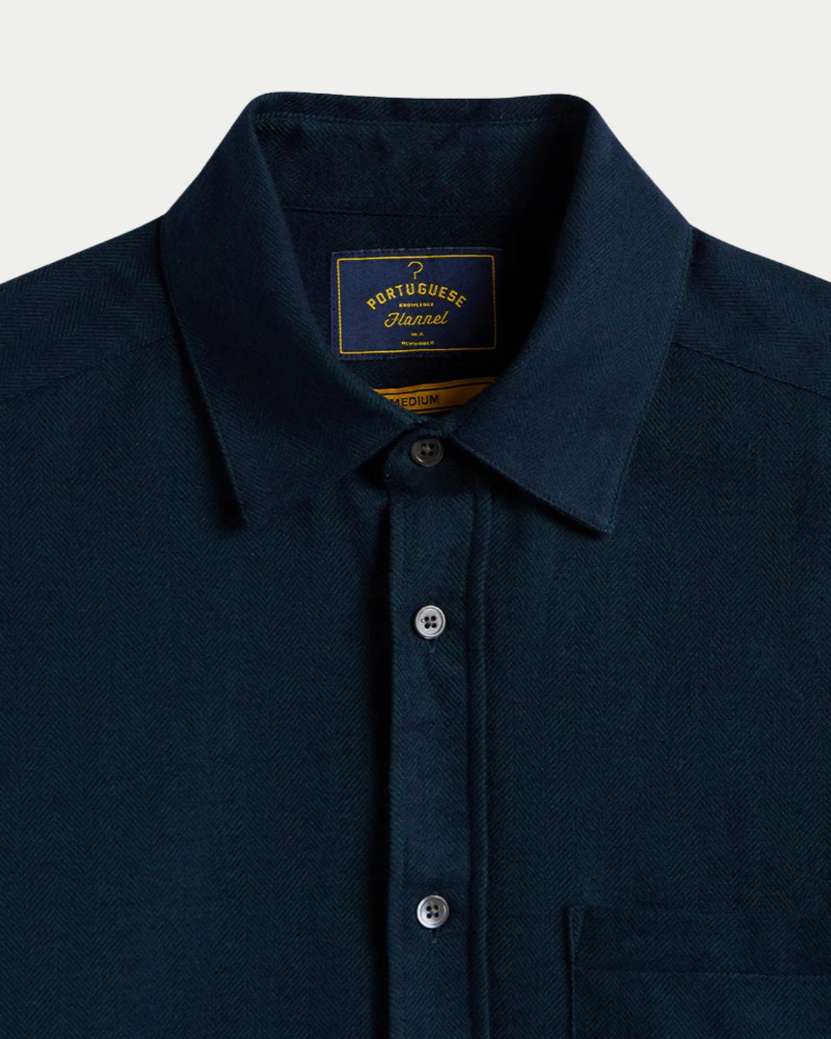Portuguese Flannel Espiga Green — heerlijke flanellen shirts worden al 4 generaties Overhemd | Stuen Store Tilburg