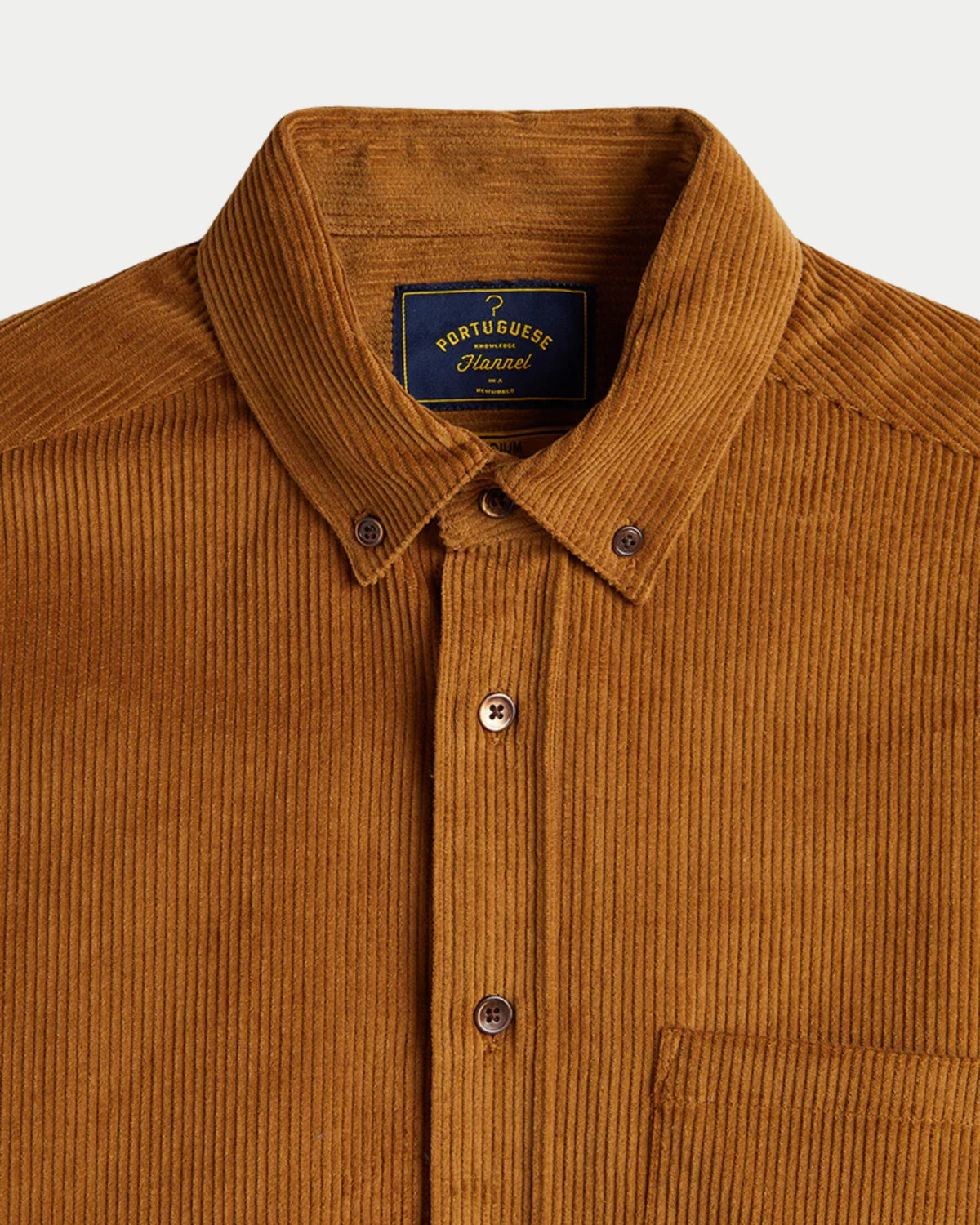 Portuguese Flannel Lobo 2.0 Prairie — geribde flanellen shirts worden al 4 generaties Overhemd | Stuen Store Tilburg