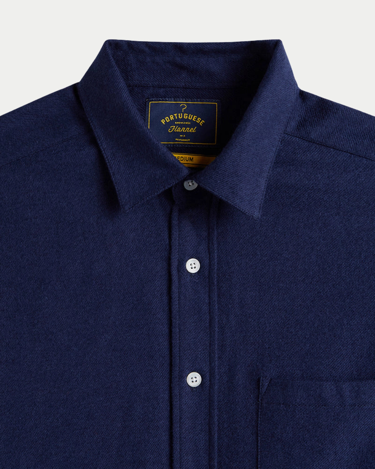 Portuguese Flannel Teca 2.0 Blue — heerlijke flanellen shirts worden al 4 generaties Overhemd | Stuen Store Tilburg