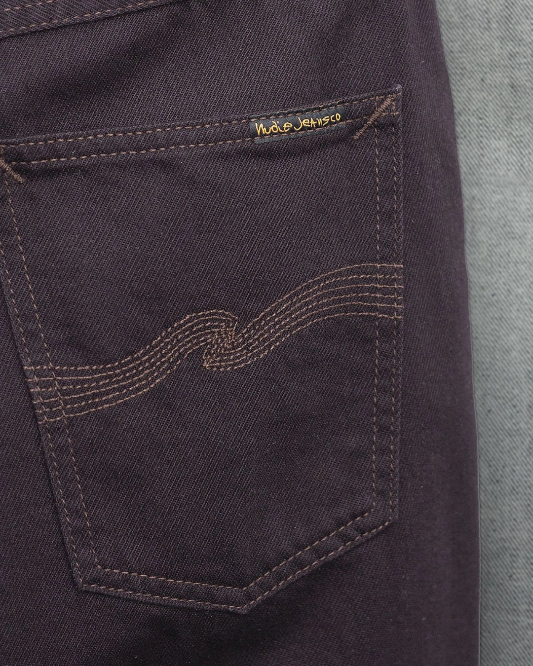Nudie Jeans Rad Rufus Everbrown, Regular straight fit bruine spijkerbroek | Stuen Store Tilburg