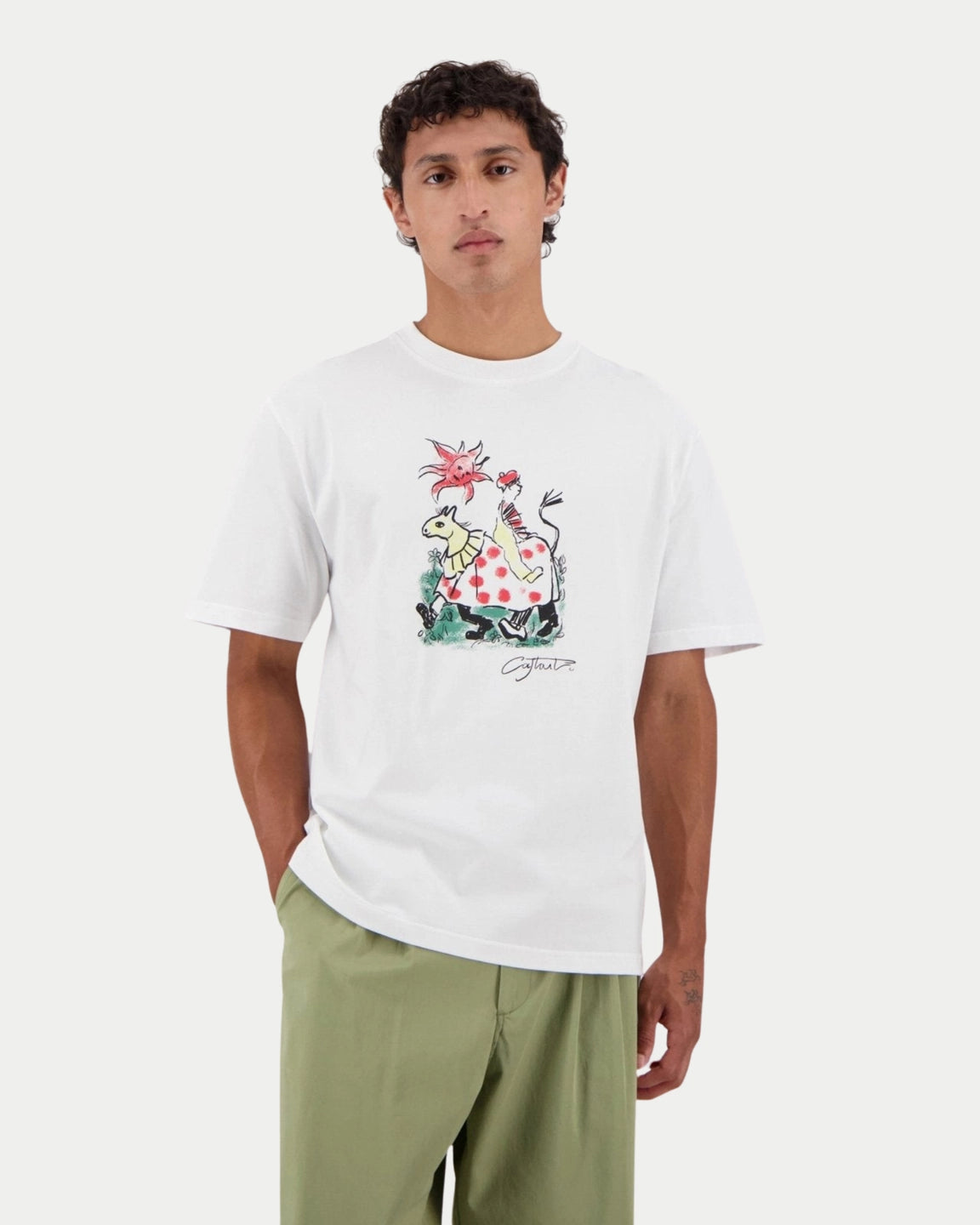 Castart Ring T-Shirt White — Katoen T-shirts | Stuen Store Tilburg