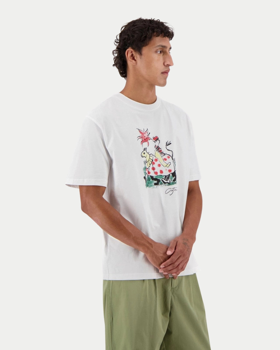 Castart Ring T-Shirt White — Katoen T-shirts | Stuen Store Tilburg