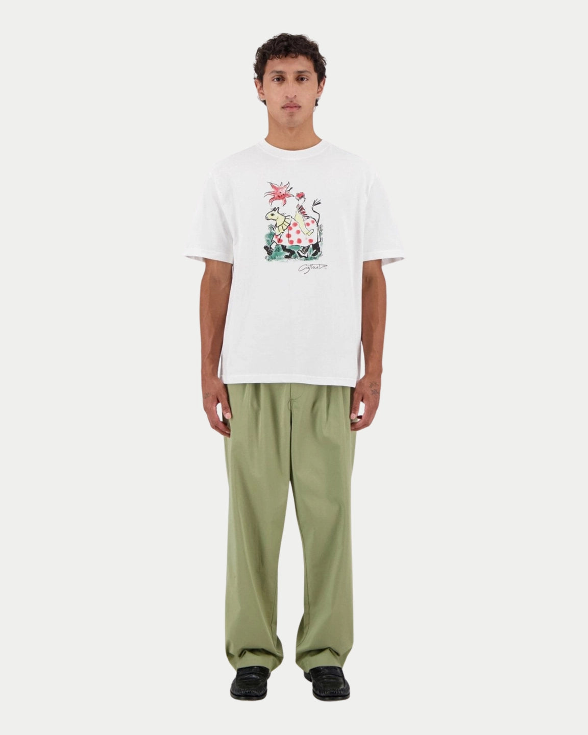 Castart Ring T-Shirt White — Katoen T-shirts | Stuen Store Tilburg
