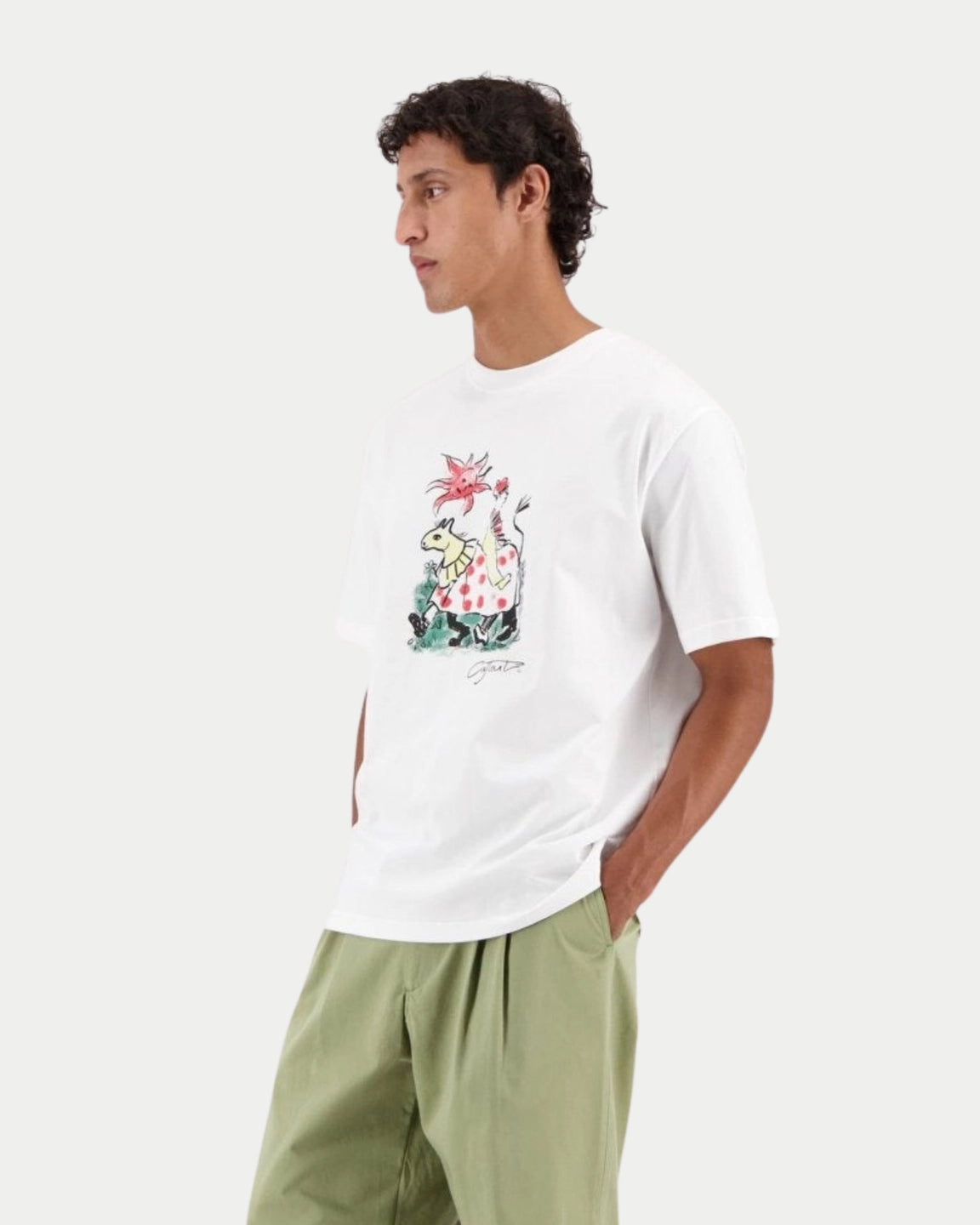 Castart Ring T-Shirt White — Katoen T-shirts | Stuen Store Tilburg