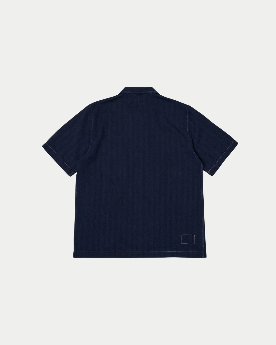 Universal Works Road Shirt Herringbone Indigo - Stuen Store Tilburg | De beste herenkleding en -accessoires in Tilburg