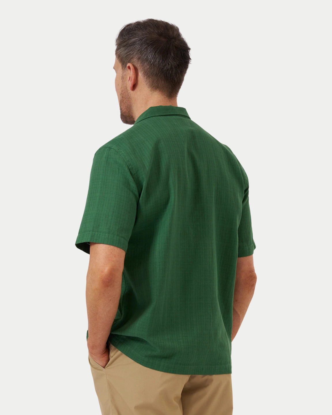 Universal Works Road Shirt Letts Cotton Green - Stuen Store Tilburg | De beste herenkleding en -accessoires in Tilburg
