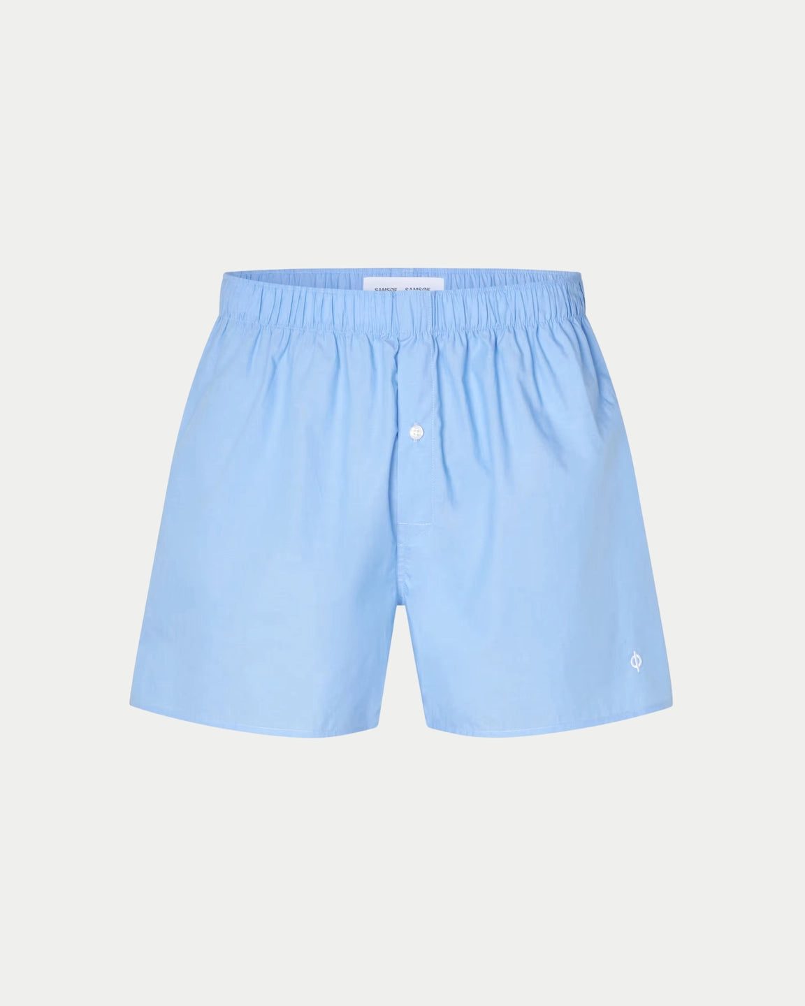 Samsøe Samsøe Satyson Boxer 2-pack Salute/Light Blue — Normale pasvorm, zacht 100% biologisch katoen | Stuen Store Tilburg