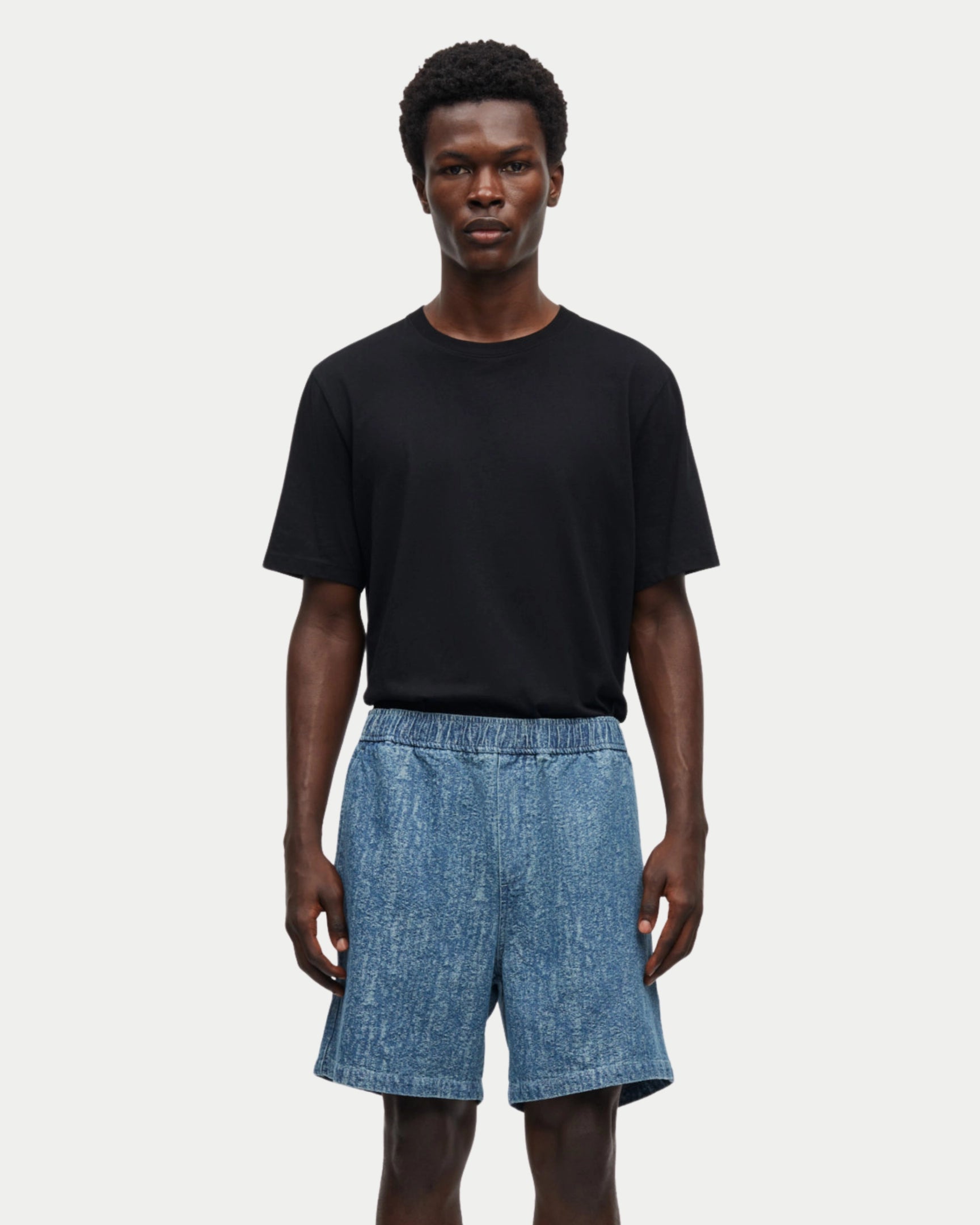 Sajabari Shorts Washed Denim