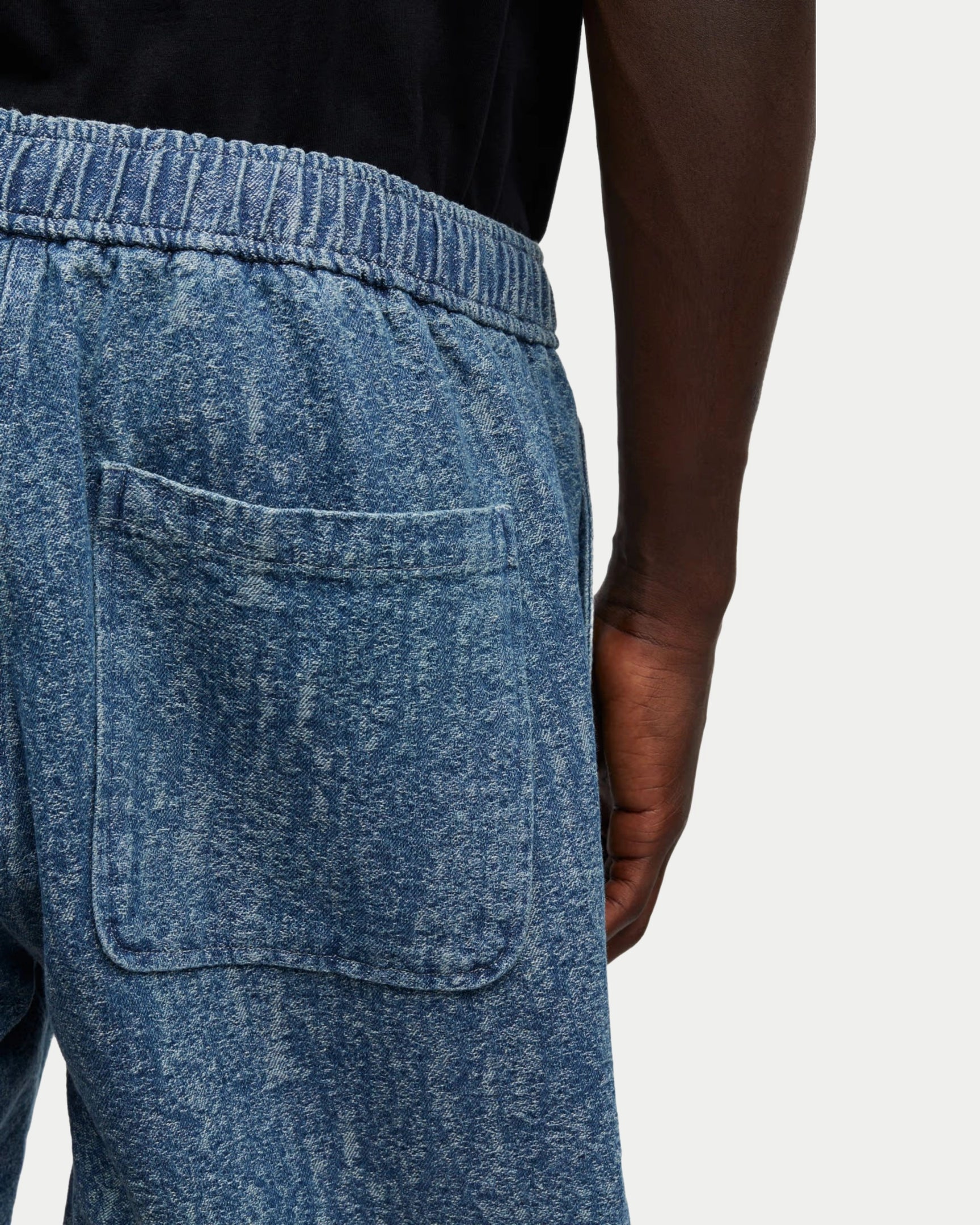 Sajabari Shorts Washed Denim
