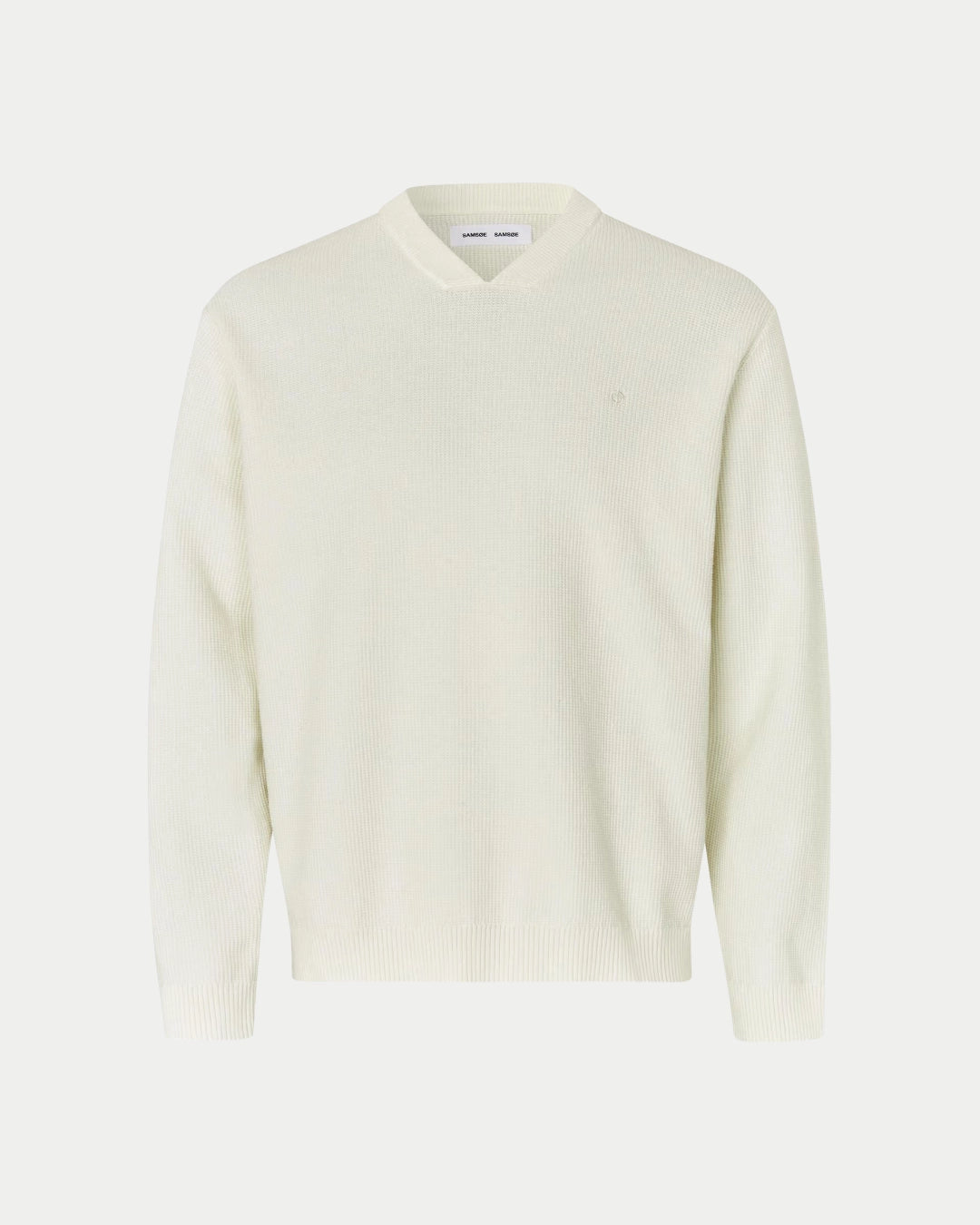 Saklas Knit Sweater Clear Cream