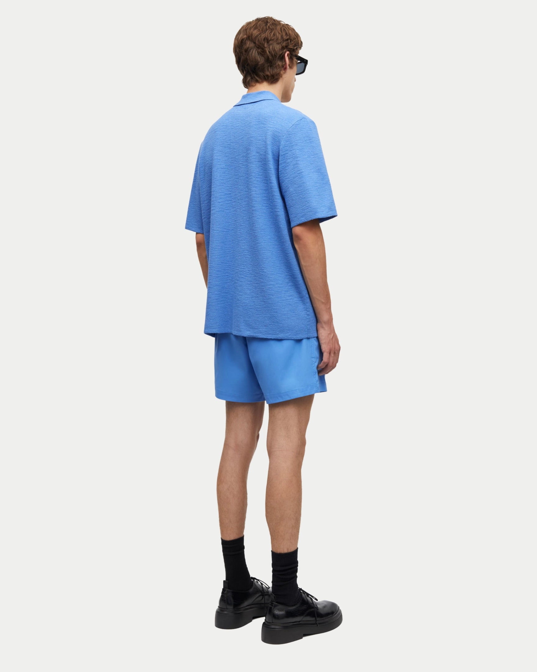 Salarry Shirt Blue Jasper