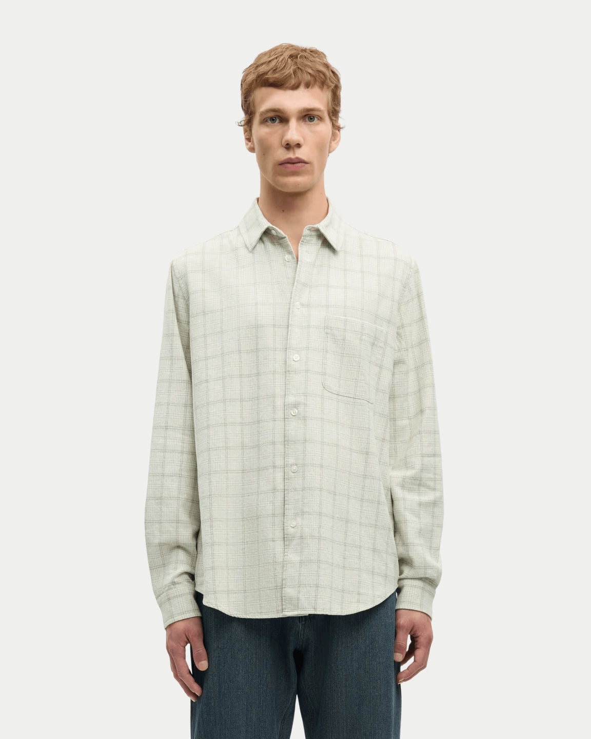 Samsøe Samsøe Saliam Shirt Green Chenille - Stuen Store Tilburg | De beste herenkleding en -accessoires