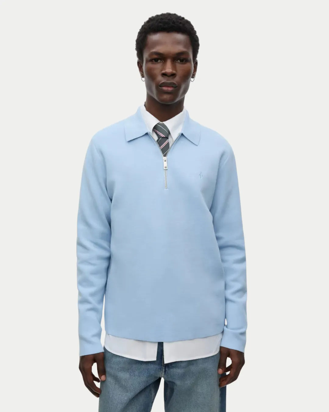 Gunan Turtle Neck Zip Sky Captain