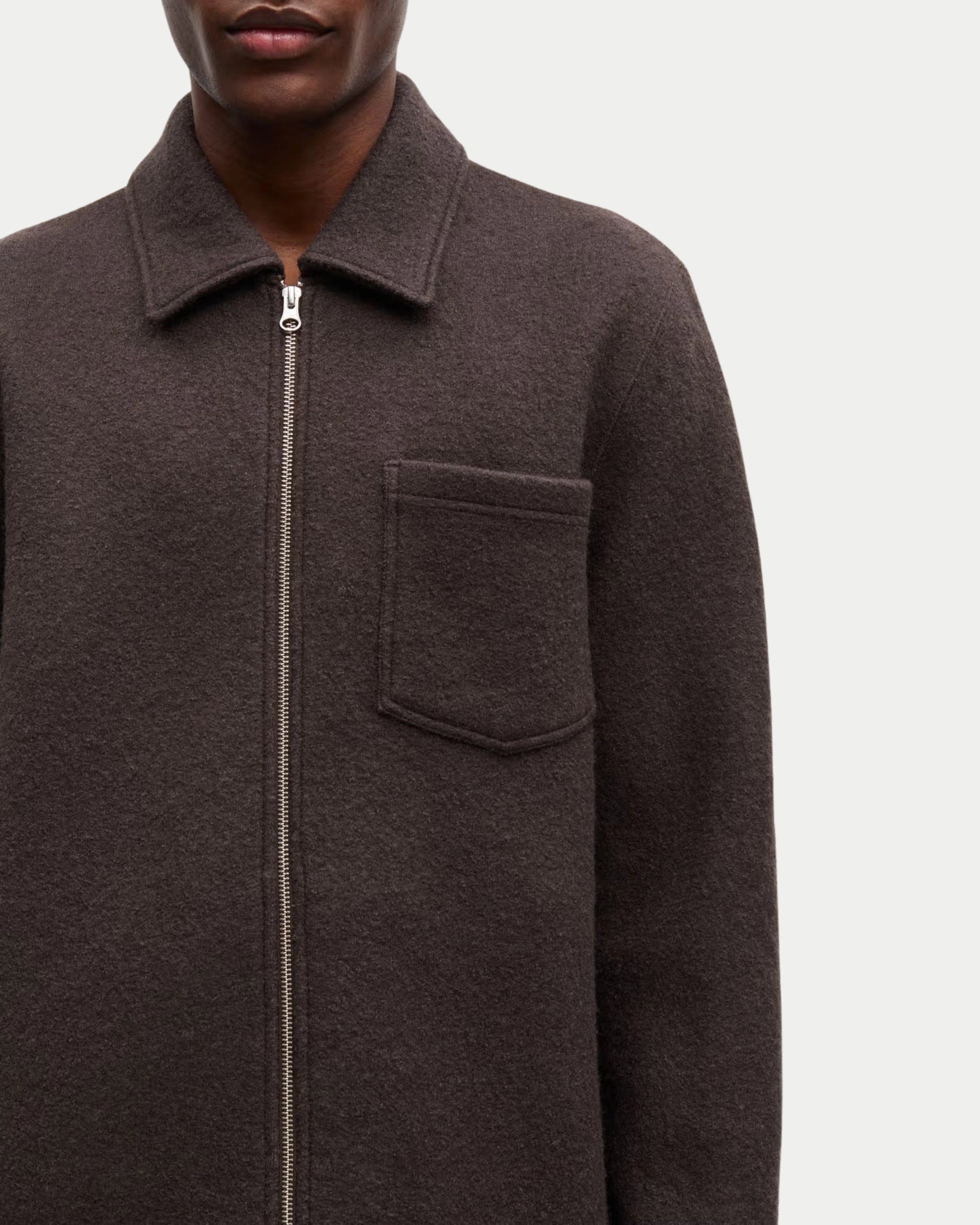 Hannes Full Zip Turkish Coffee