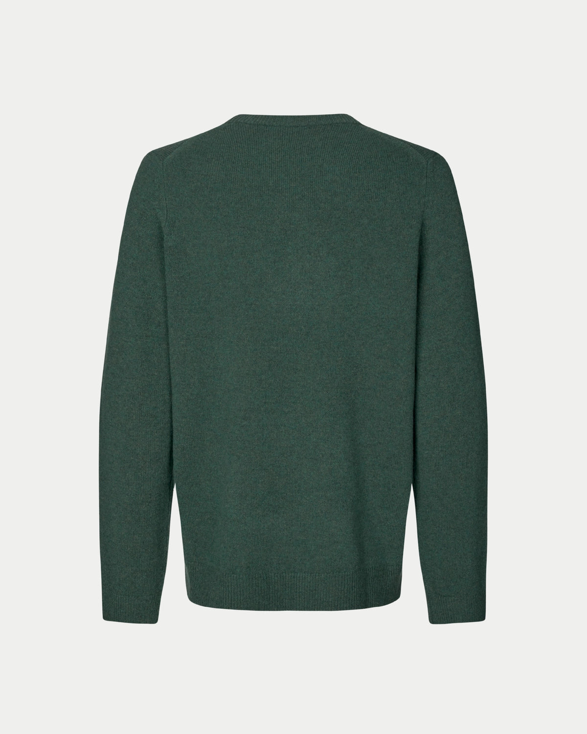Samsøe Samsøe Isak Knit Sweater Green Gables — 100% merino wol | Stuen Store Tilburg