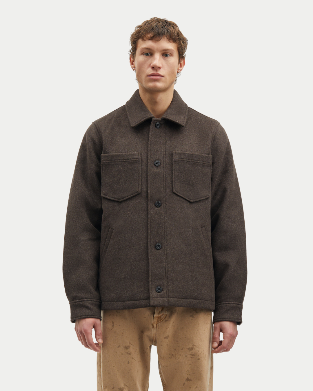 Pally Shirt Jacket Chocolate Torte