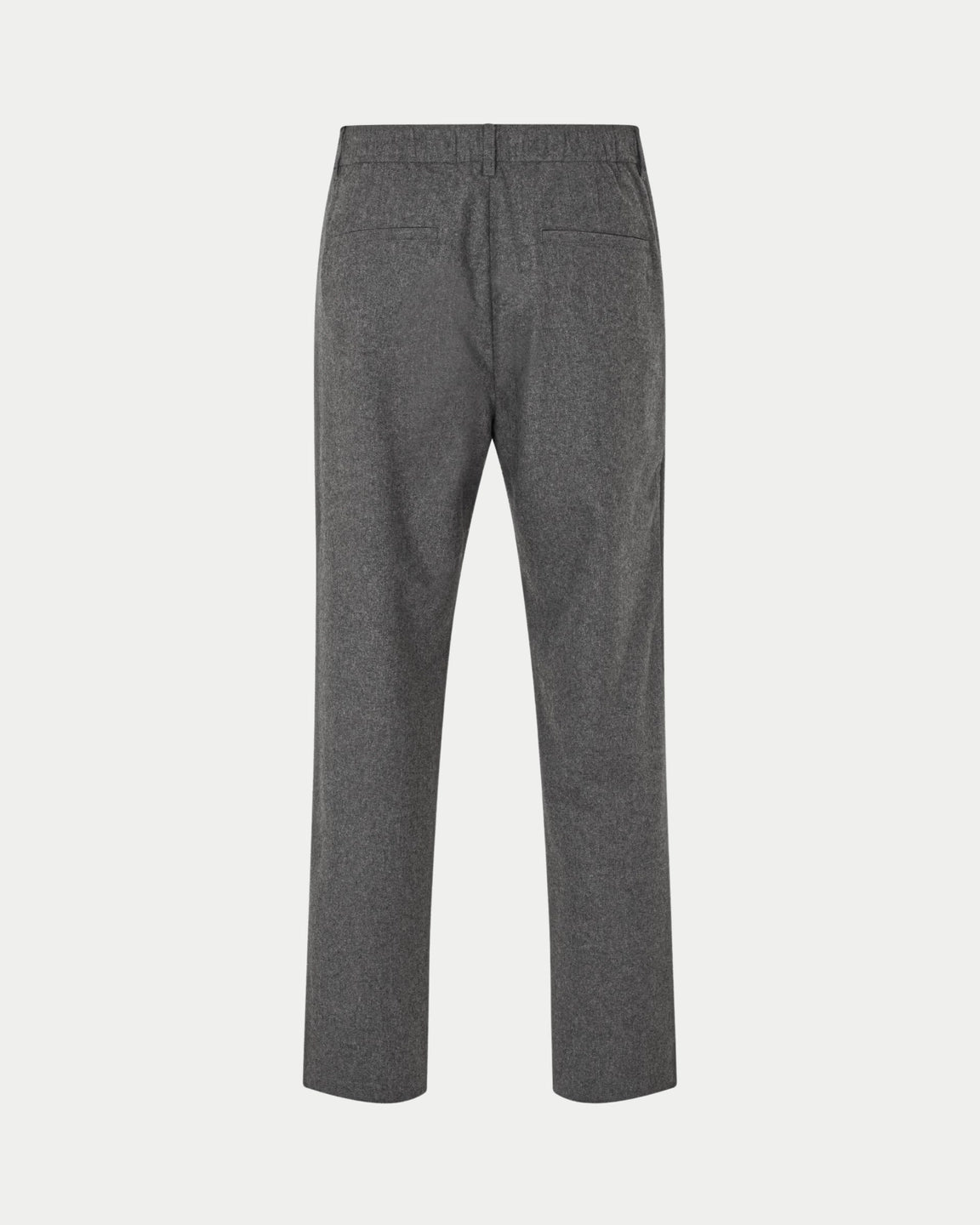 Samsøe Samsøe Sabertil Trousers Dark Grey Melange — Netjes, comfortabel en veelzijdig | Stuen Store Tilburg