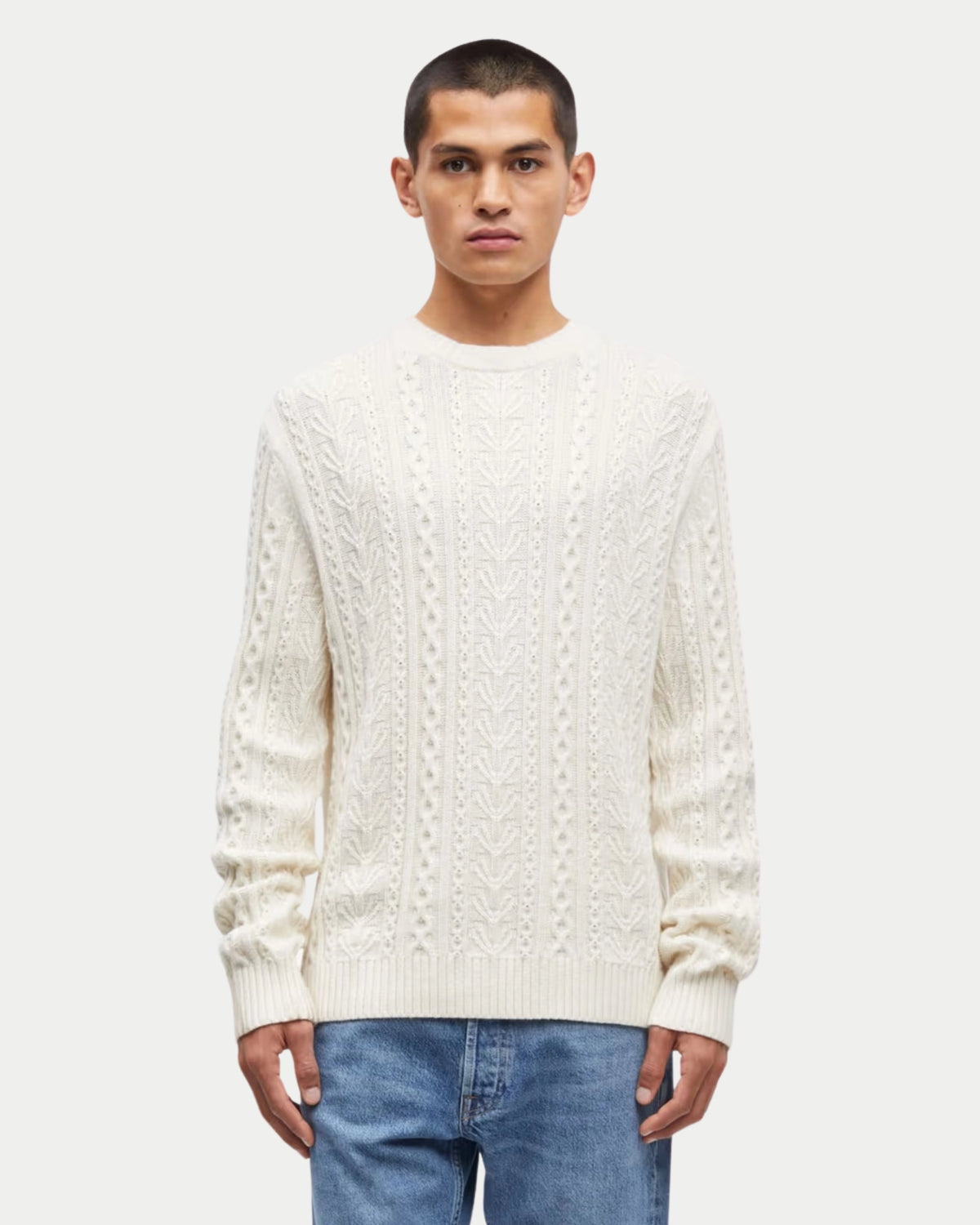 Samsøe Samsøe Sakorey Sweater Clear Cream — Hierdoor is deze perfect te combineren met | Stuen Store Tilburg