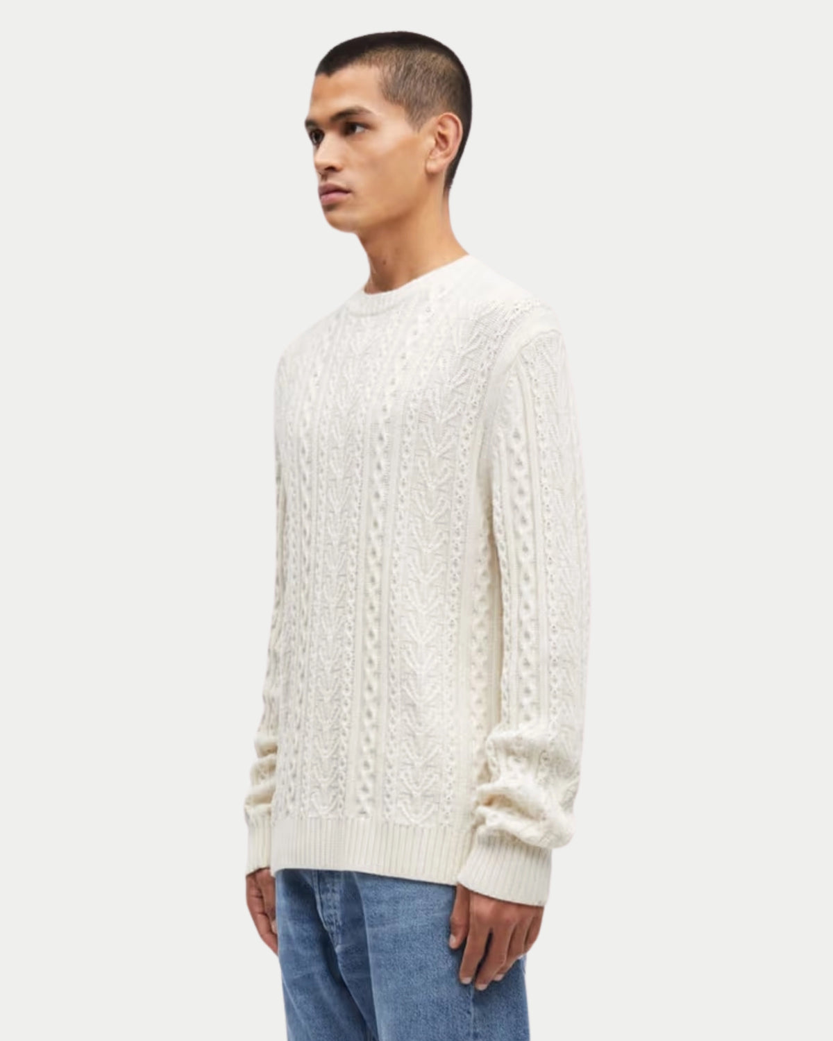 Samsøe Samsøe Sakorey Sweater Clear Cream — Hierdoor is deze perfect te combineren met | Stuen Store Tilburg