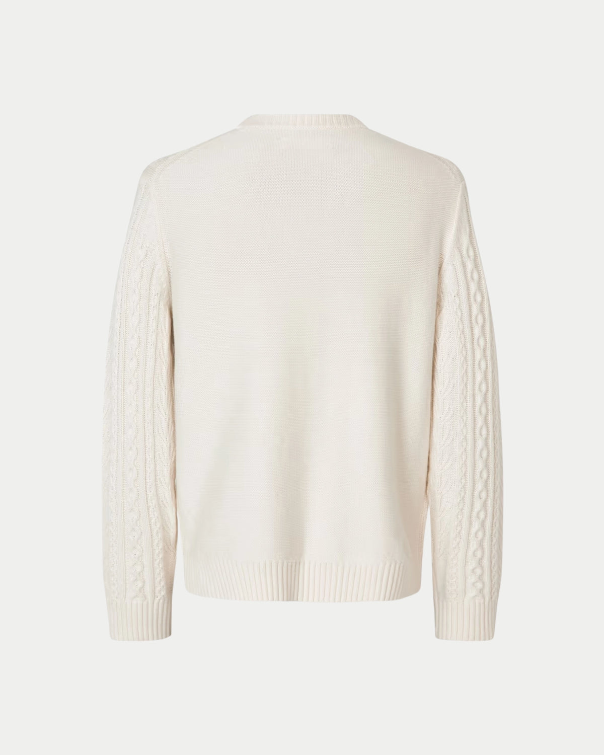 Samsøe Samsøe Sakorey Sweater Clear Cream — Hierdoor is deze perfect te combineren met | Stuen Store Tilburg