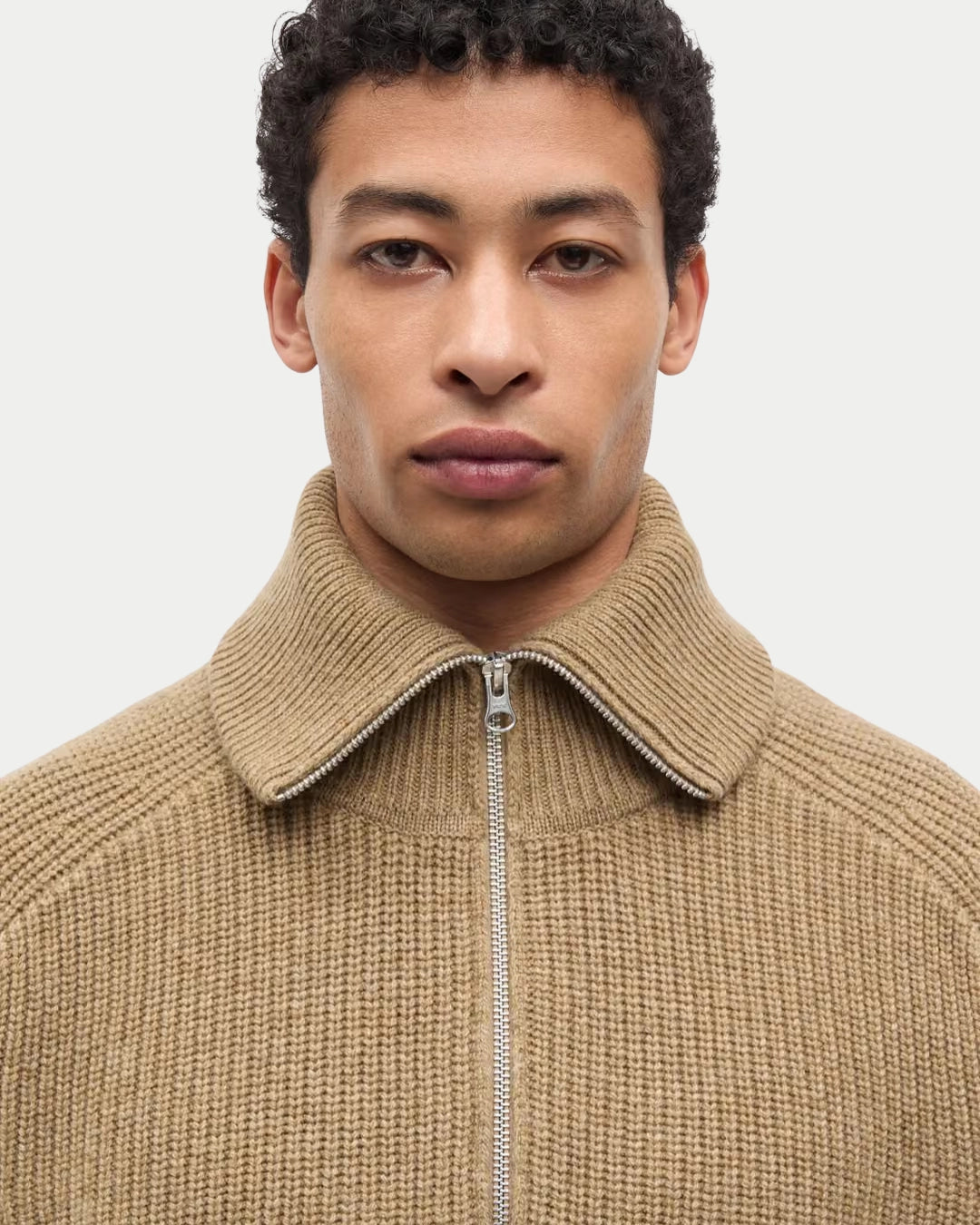 Sarick Turtleneck Sweater Lead Gray