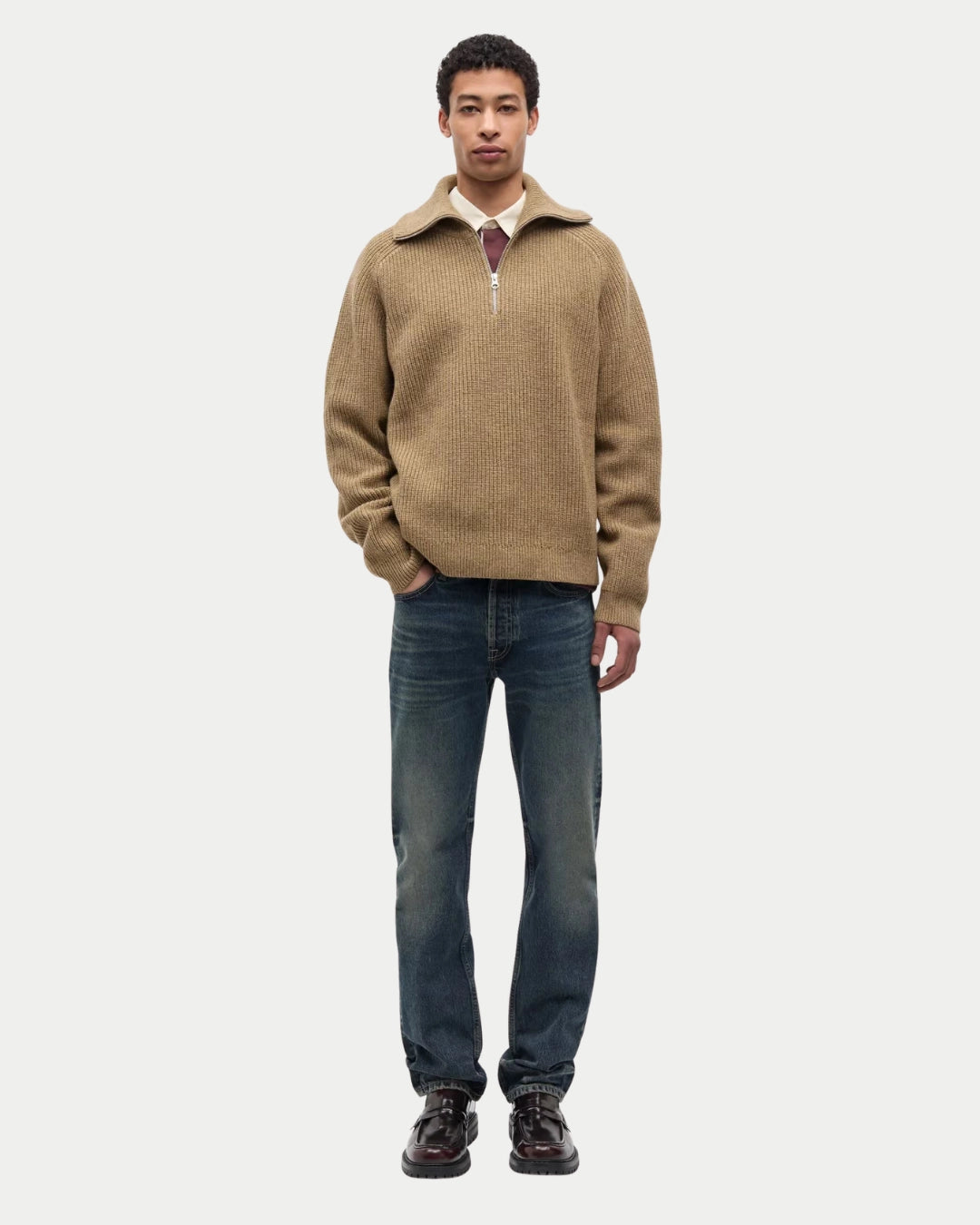 Isak Knit Sweater Turkish Coffee