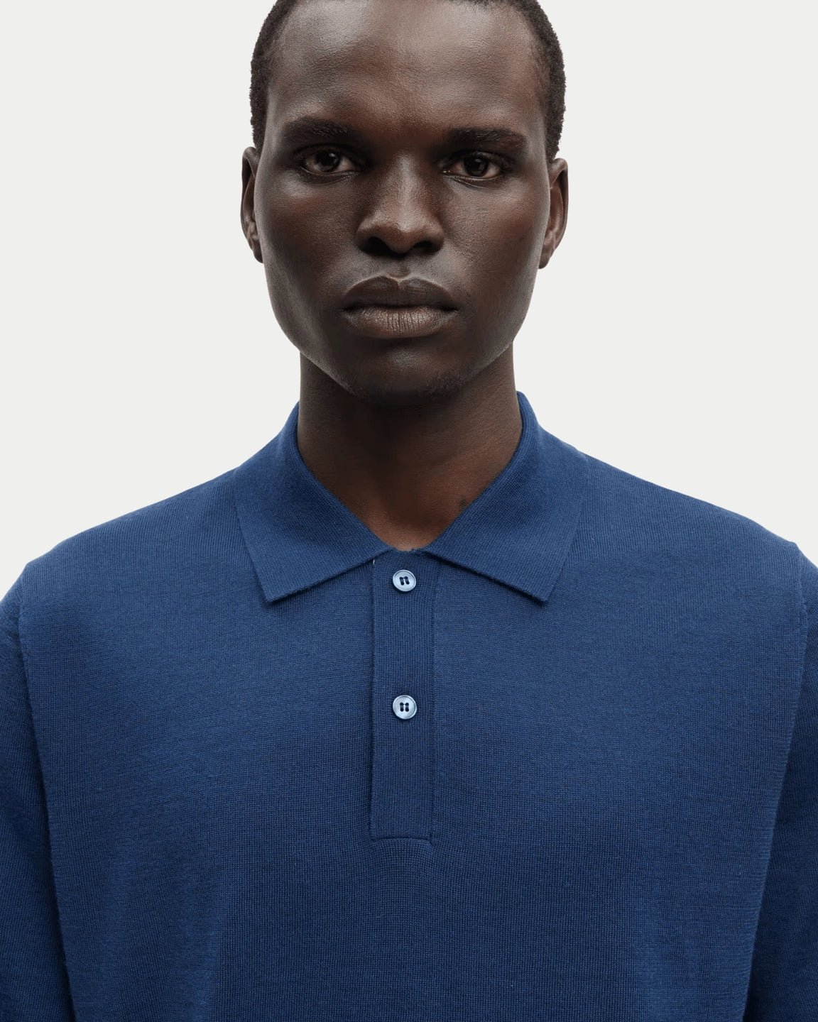 Samsøe Samsøe Sarowan Knit Polo Insignia Blue - Stuen Store Tilburg | De beste herenkleding en -accessoires