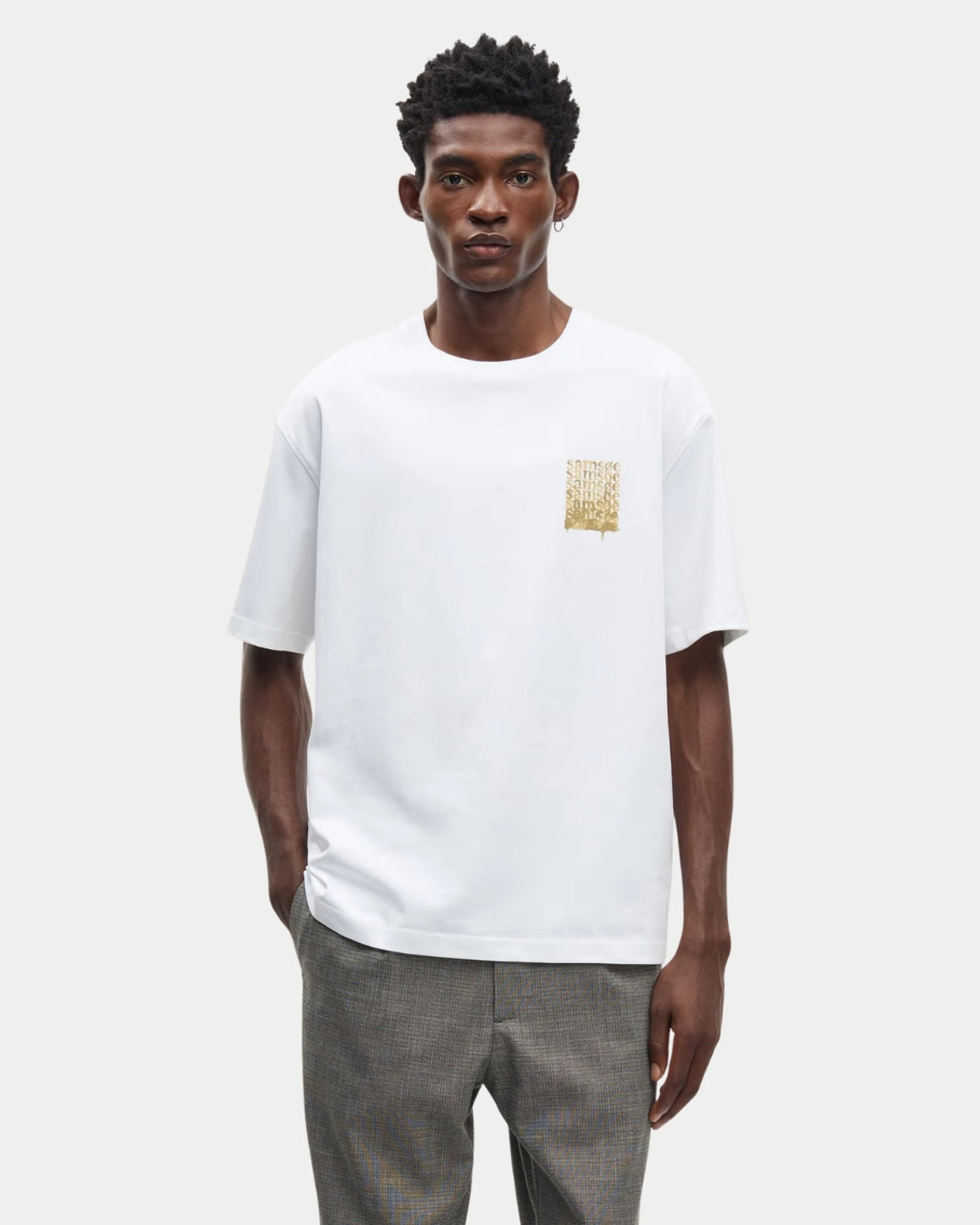 Samsøe Samsøe Sasteven T-shirt Yellow Melt - Stuen Store Tilburg | De beste herenkleding en -accessoires in Tilburg