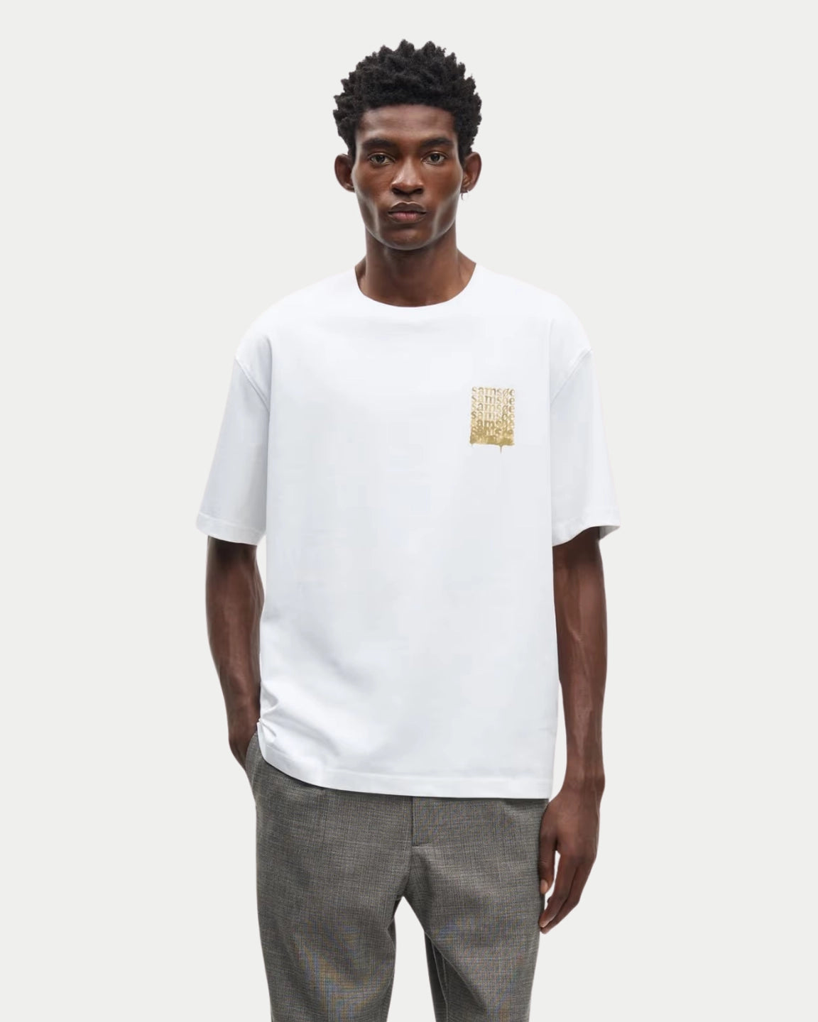 Samsøe Samsøe Sasteven T-shirt Yellow Melt - Stuen Store Tilburg | De beste herenkleding en -accessoires in Tilburg
