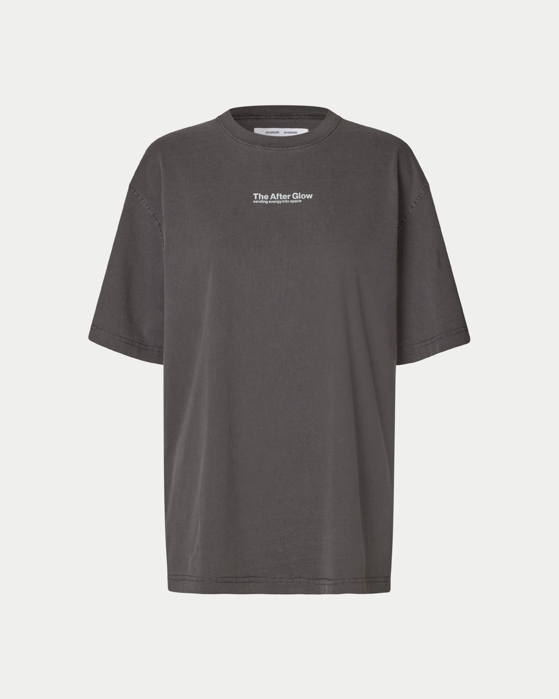 Samsøe Samsøe Sauni T-shirt Cream Solar Drift — T-shirts | Stuen Store Tilburg