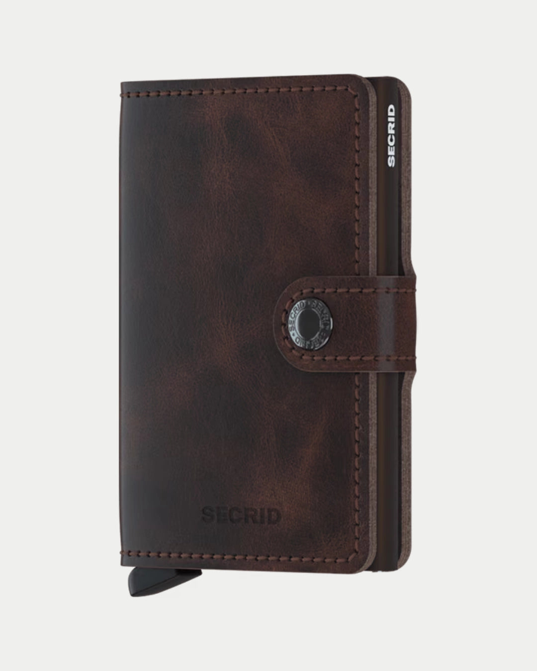 Secrid Miniwallet Vintage Chocolate, Bruine portemonnee van leer | Stuen Store Tilburg