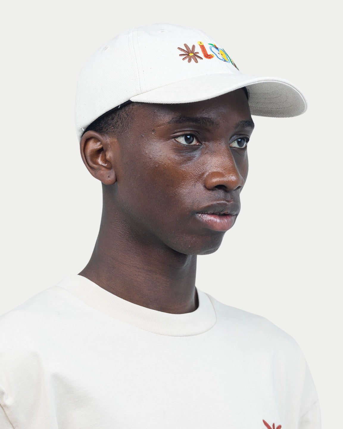 Olow Six Panel Pictures Cap Ecru - Stuen Store Tilburg | De beste herenkleding en -accessoires