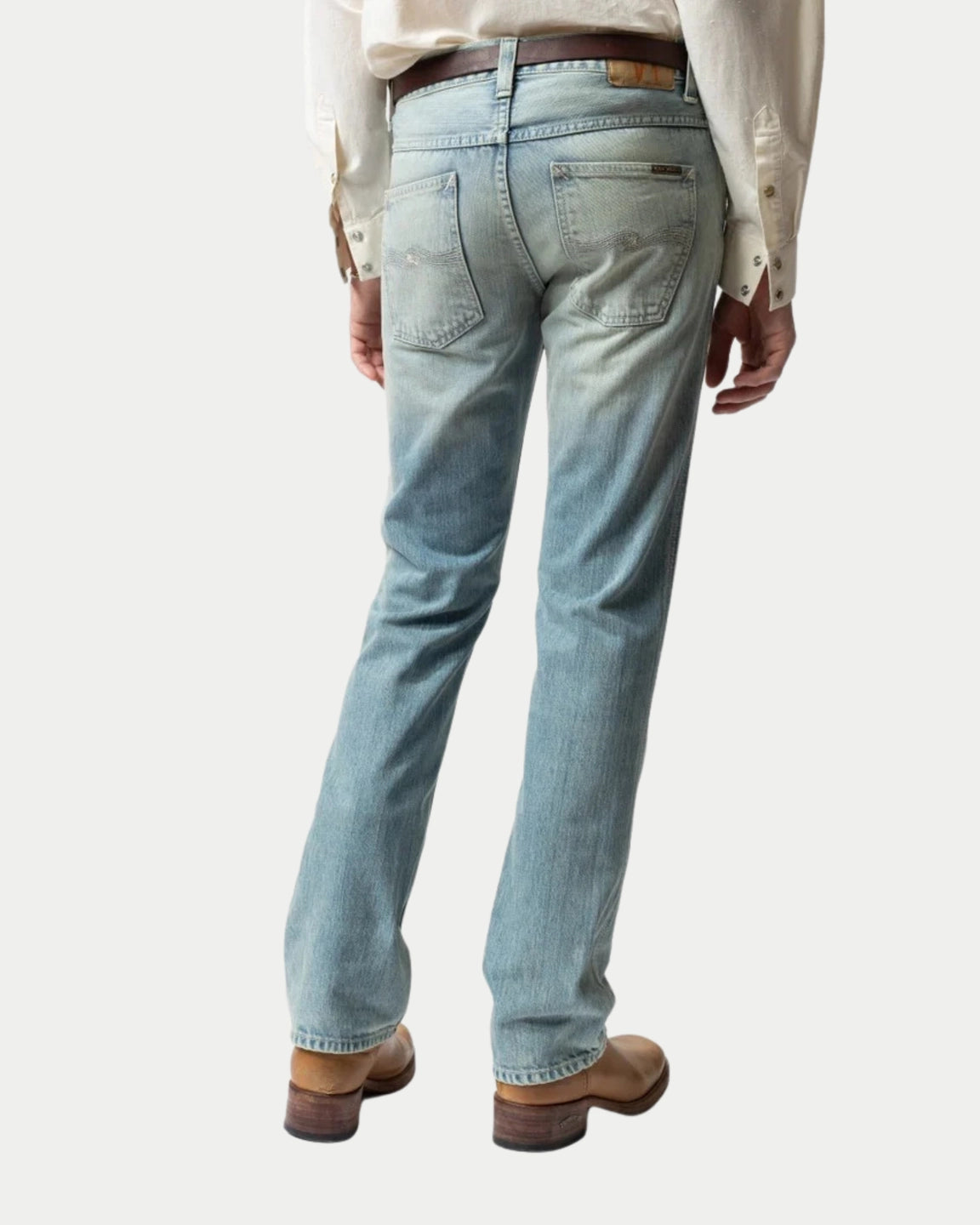 Nudie Jeans Slim Jim Summer Dirt — Slim fit Jeans | Stuen Store Tilburg