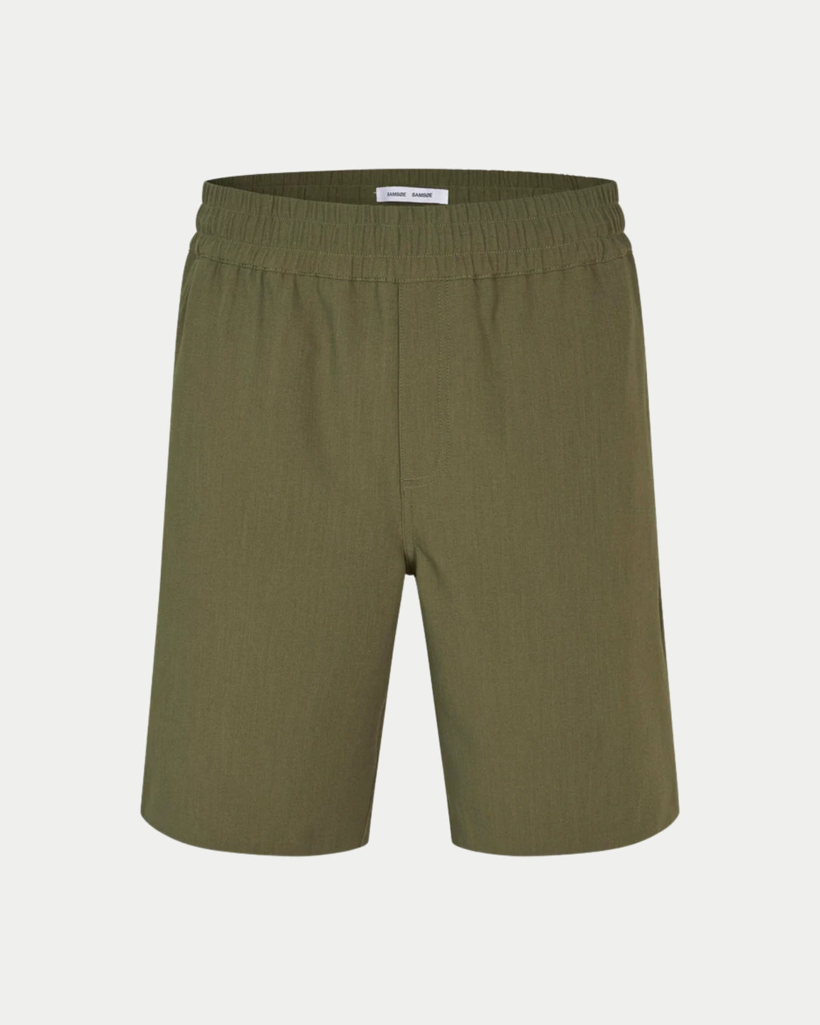 Samsøe Samsøe Smith Shorts Four Leaf Clover — Slim fit, viscose | Stuen Store Tilburg
