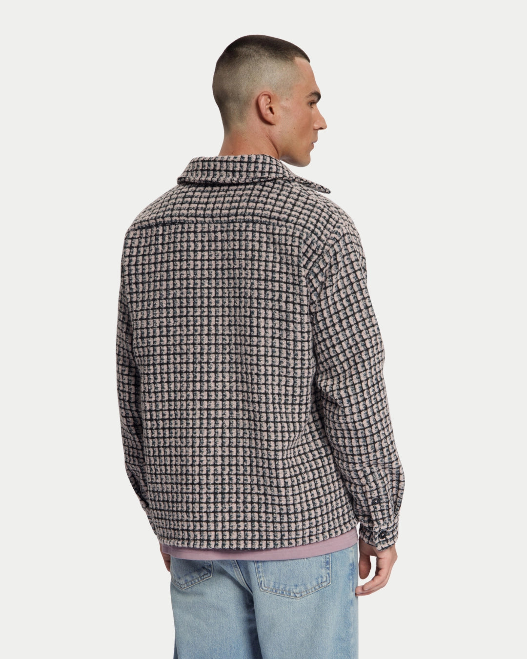 Law Of The Sea Sounder Check Overshirt Huckleberry, Roze overshirt | Stuen Store Tilburg