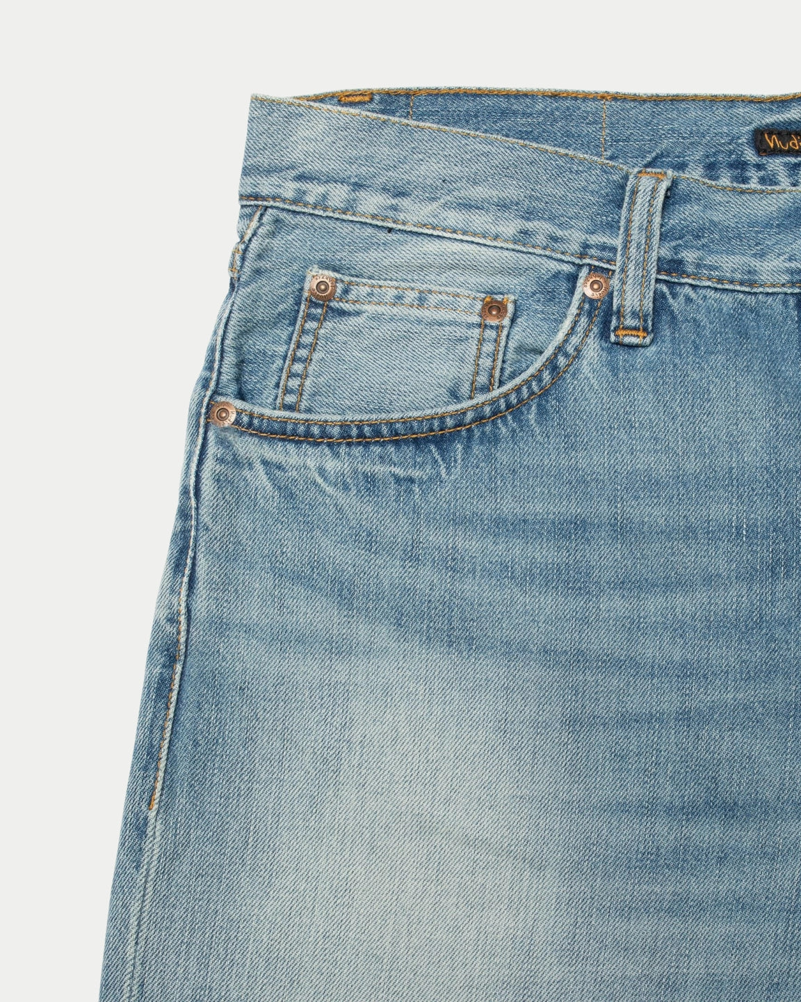 Nudie Jeans Steady Eddie II Washed Up — Regular fit, katoen Jeans | Stuen Store Tilburg
