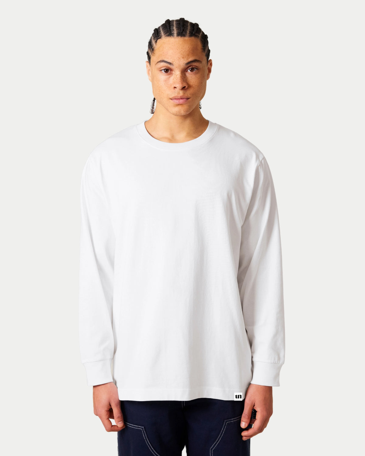 Stuen Longsleeve Shirt White — kwaliteit van onze Basic Tee, maar dan T-shirts | Stuen Store Tilburg